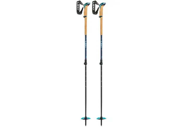 Leki Bernina Lite 2 dámske skialpové palice Denim blue/Midnight blue/Mint