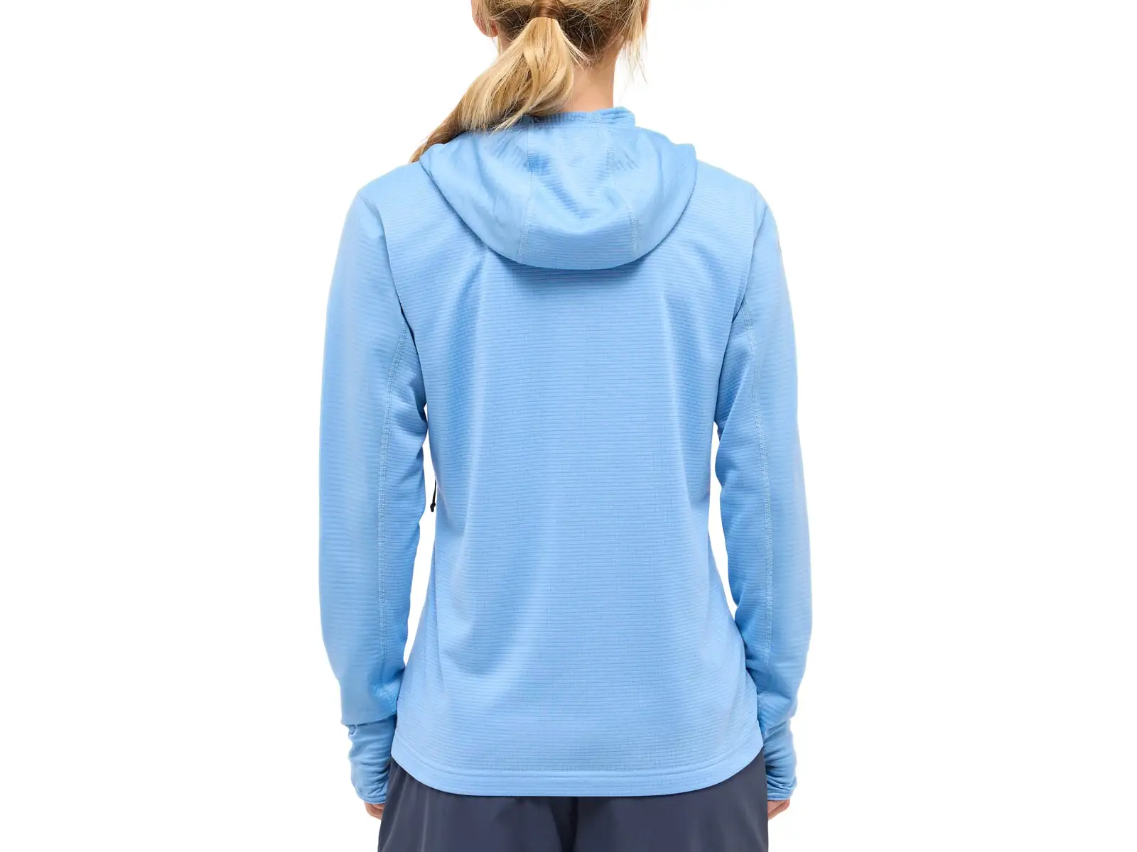 Haglöfs L.I.M Mid Multi Hood dámska mikina s kapucňou svetlo modrá