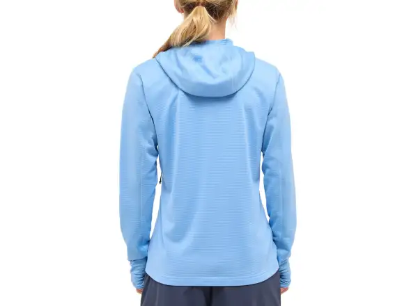 Haglöfs L.I.M Mid Multi Hood dámska mikina s kapucňou svetlo modrá