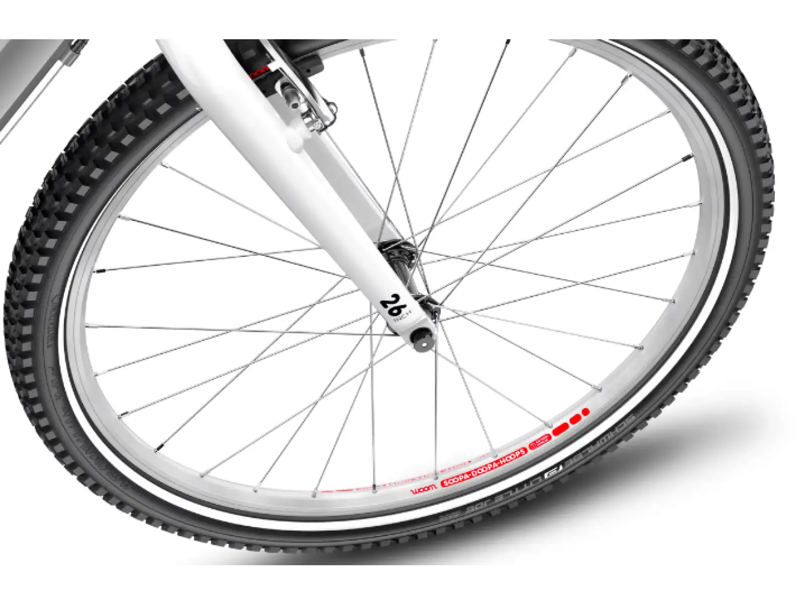 Woom 6 Moon Grey 26 Detský bicykel