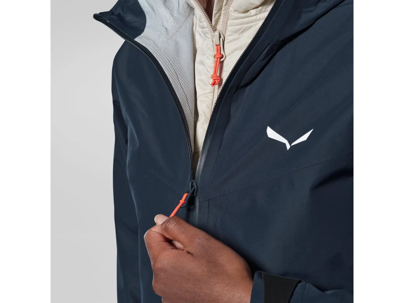 Salewa Puez 2.5L Powertex dámska bunda Navy Blazer