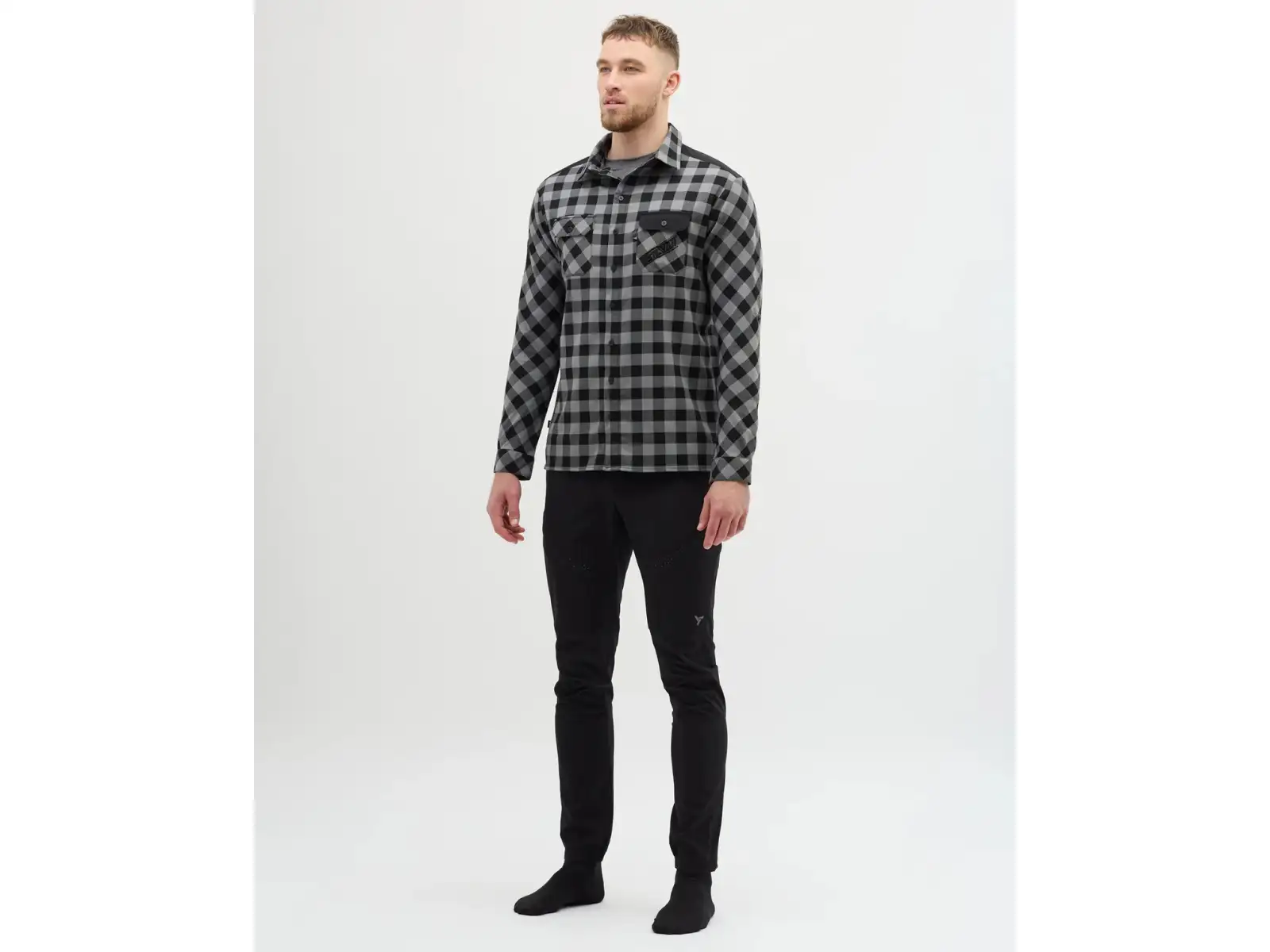 Silvini Farini pánska košeľa Grey/Black