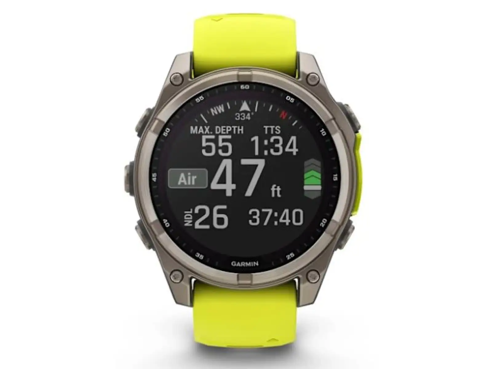 Garmin fenix 8 - 51 mm Solar Sapphire inteligentné hodinky Titanium Yellow/Graphite