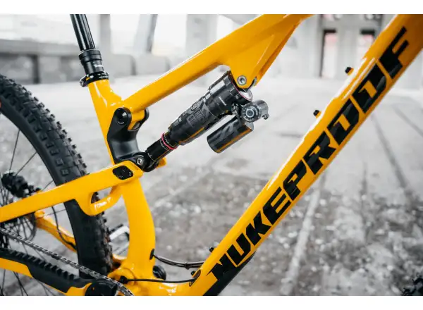 Nukeproof Reactor Alloy Pro 290 Eagle 90 celoodpružený bicykel Yellow