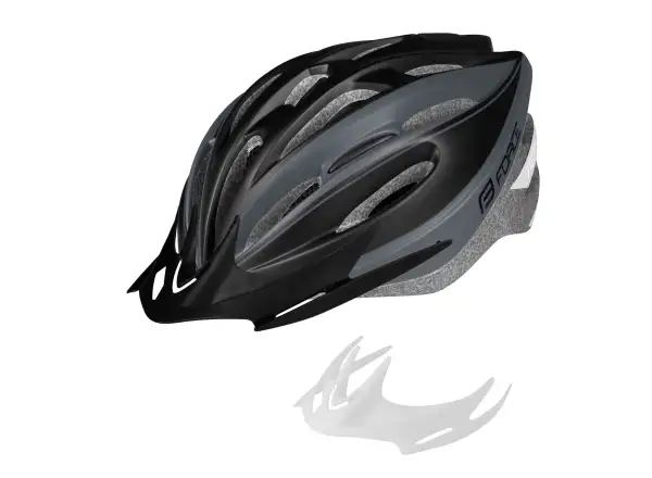 Force Tery cyklistická prilba čierna/sivá
