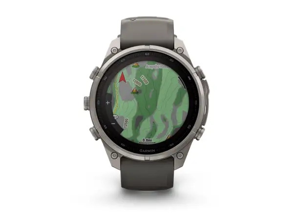 Garmin Fénix 9 Pro inReach Solar 47 mm Titanium Pebble Gray/Silver Gray