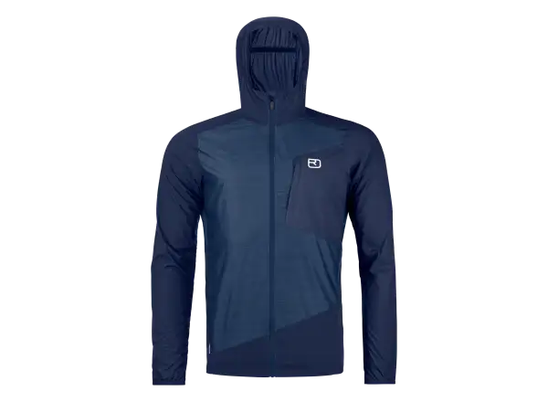Ortovox Trace Windbreaker pánska bunda Blue Nunatak