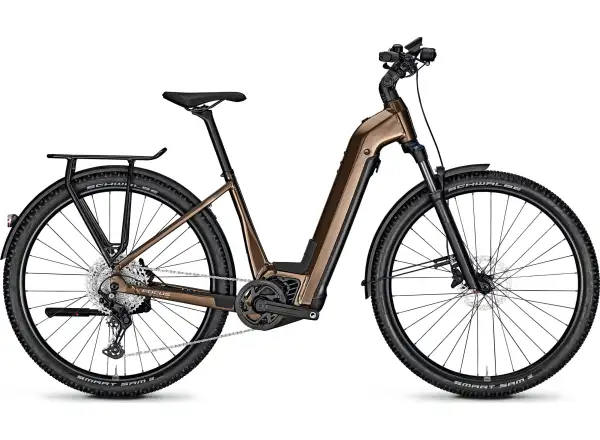 Focus Aventura2 6,8 WA 625Wh horský bicykel Godlbrown Glossy