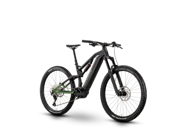 Raymon Trailray 150 celoodpružený elektrobicykel black/resedagreen/citron