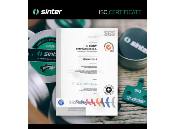 Sinter Shimano D Type brzdové doštičky semi-metal čierna