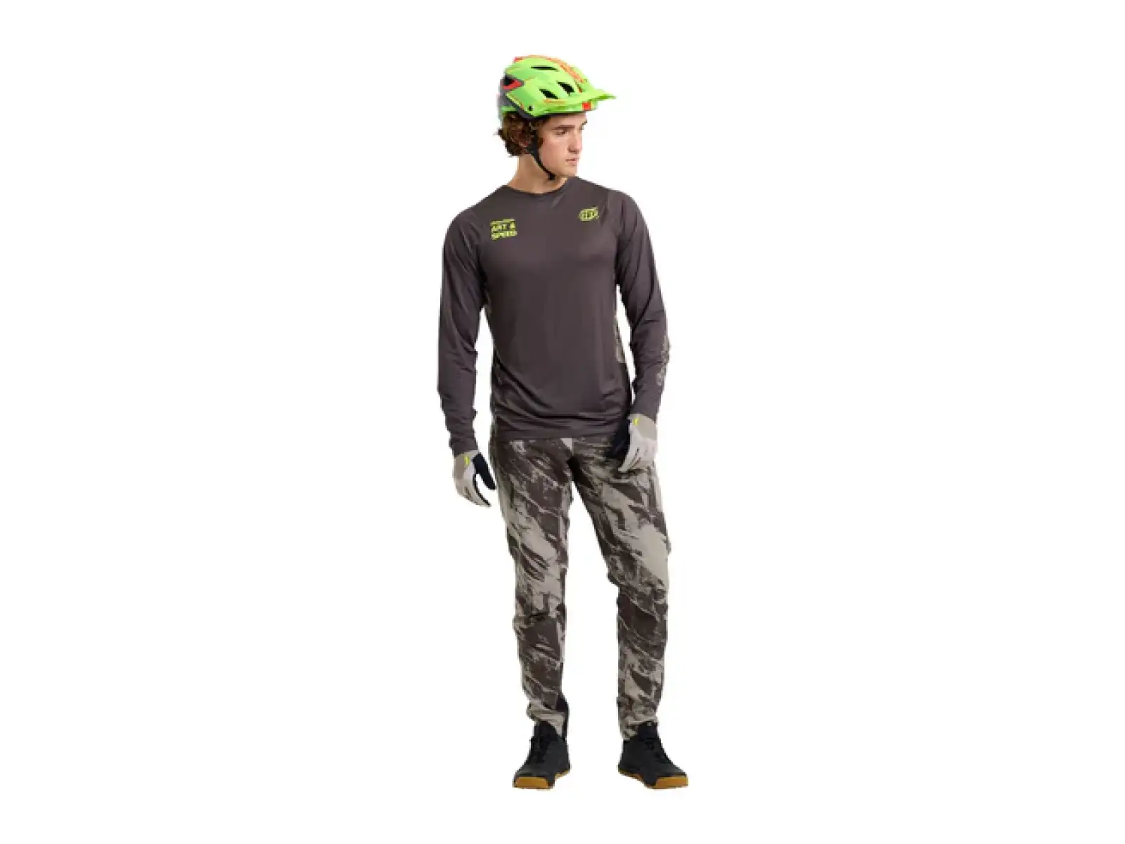 Troy Lee Designs Skyline Elemental pánsky dres dlhý rukáv Dark Earth