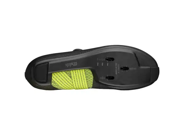 Fizik Stabilita Carbon cestné pánske tretry Black/Yellow Fluo
