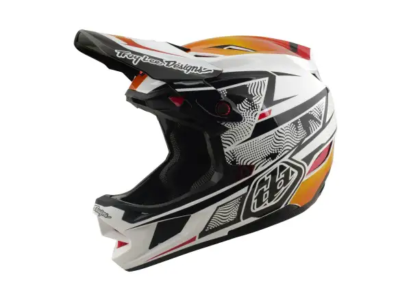 Troy Lee Designs D4 Composite MIPS prilba Lined up White