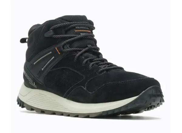 Merrell Wildwood Sneaker Boot MID WP pánska turistická obuv black