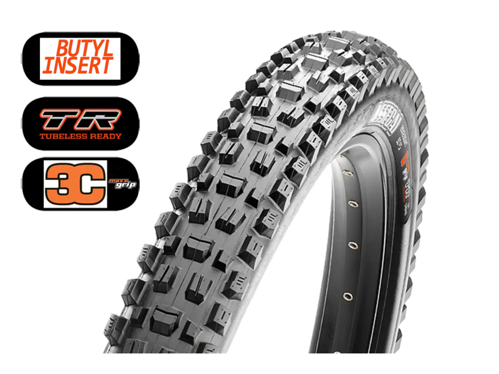 Maxxis Assegai 29x2,50" WT TR 3C Maxx Grip MTB pneumatika Kevlar