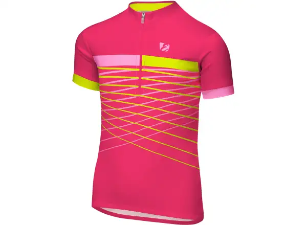 Etape Lucky detský dres ružová/limetka
