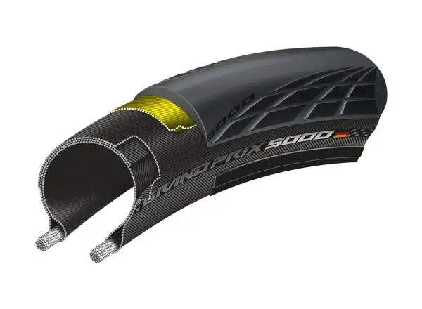 Continental GrandPrix 5000 cestný plášť kevlar 25 - 622 čierna