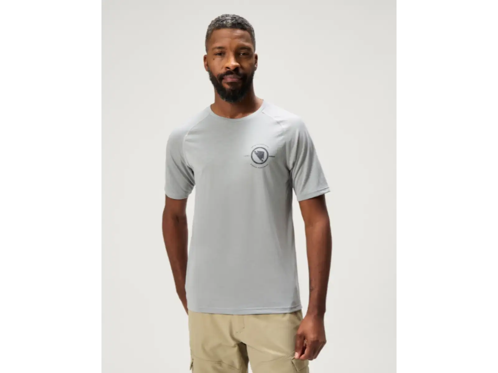 Endura Loop pánsky dres krátky rukáv Dreich Grey