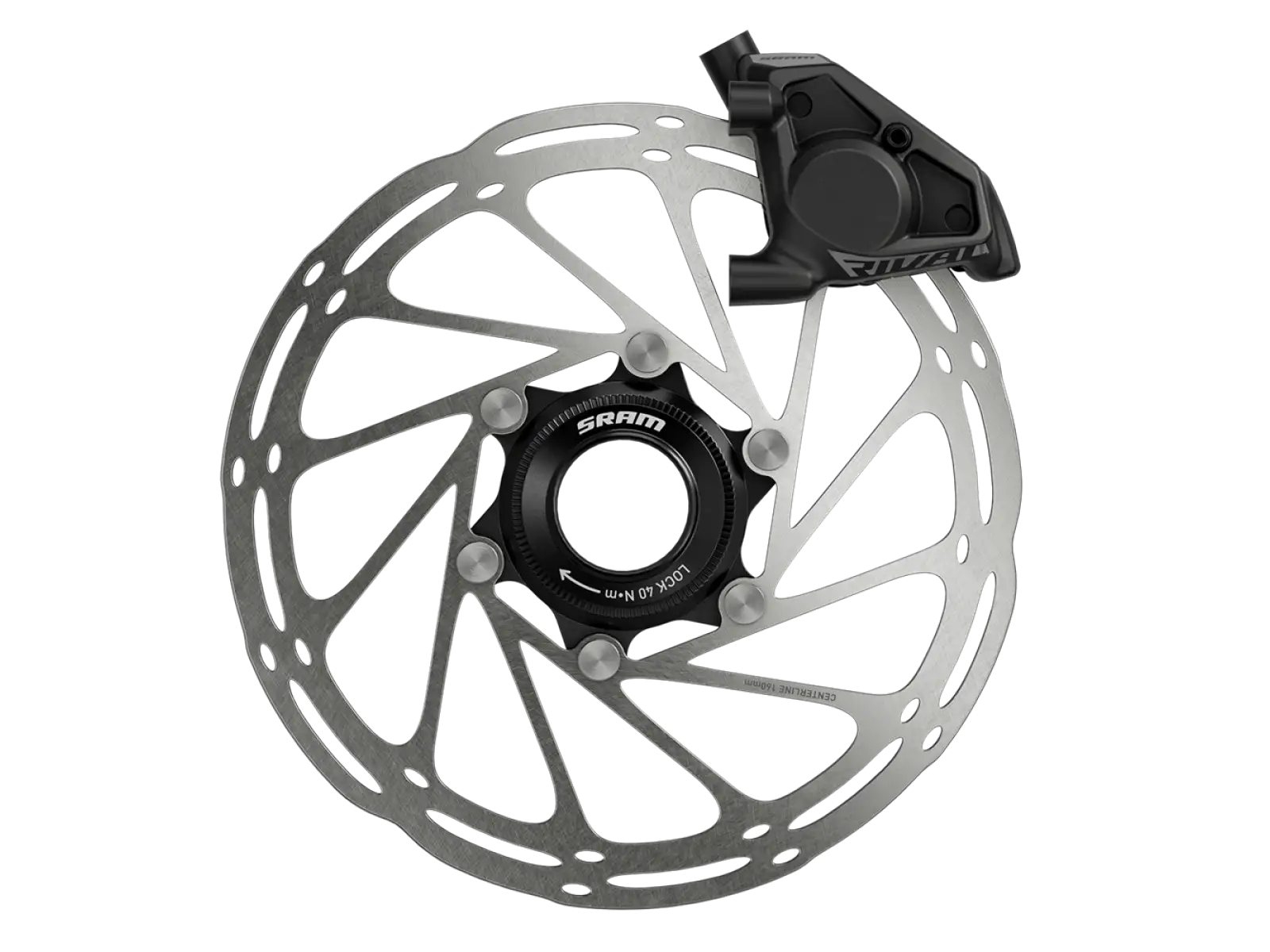 Radiaca/brzdová páka Rival AXS HRD E1 pravá + strmeň Flat Mount (vedenie 1800 mm)