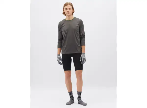 Silvini Casalo pánske tričko s dlhým rukávom Charcoal/Olive