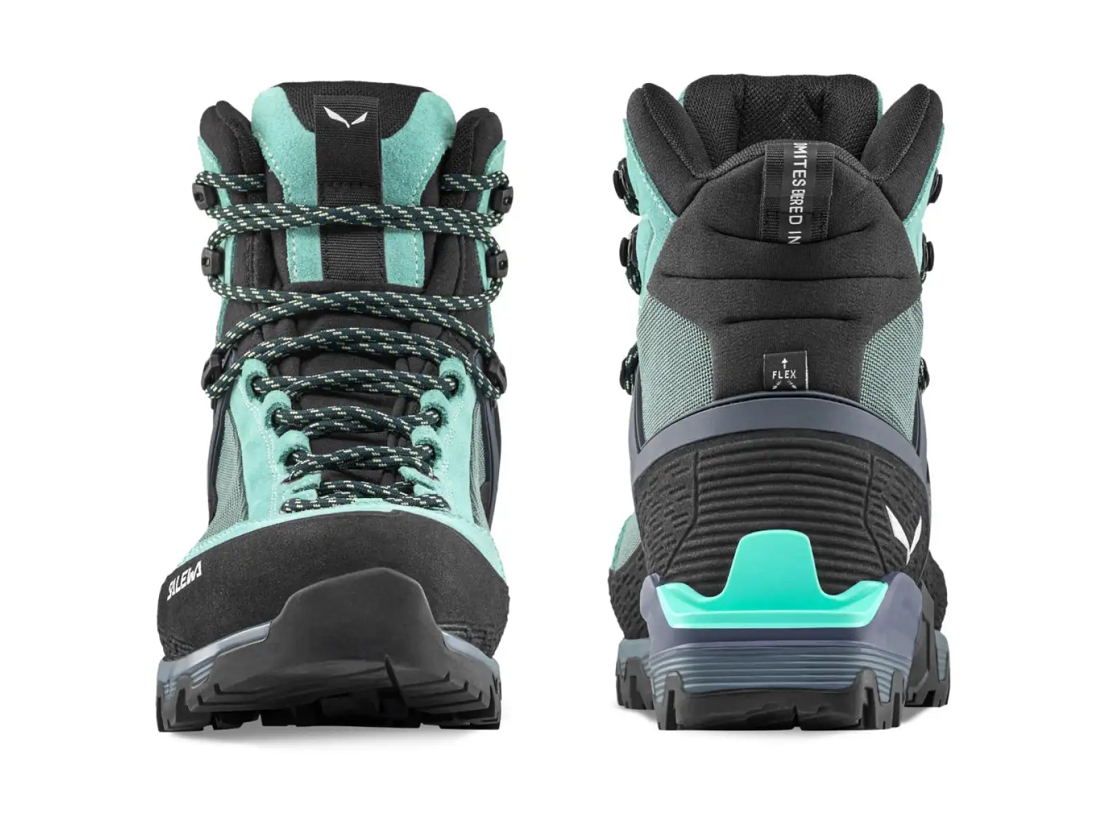 Salewa Mountain Trainer 3 Tech Mid GTX dámske turistické topánky Willow/Orion Blue