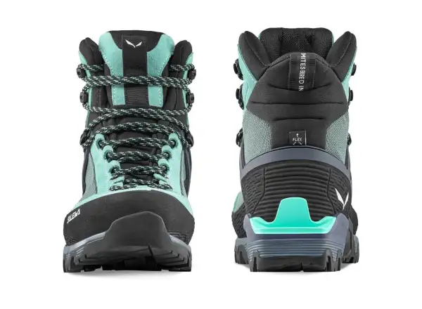 Salewa Mountain Trainer 3 Tech Mid GTX dámske turistické topánky Willow/Orion Blue