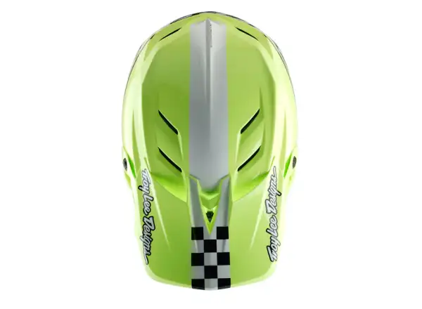 Troy Lee Designs D4 Polyacrylite 50 prilba Navy/Glo Yellow