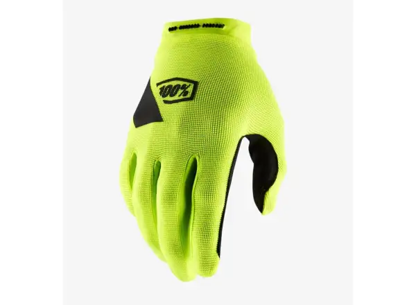 100% Ridecamp pánske rukavice Fluo Yellow