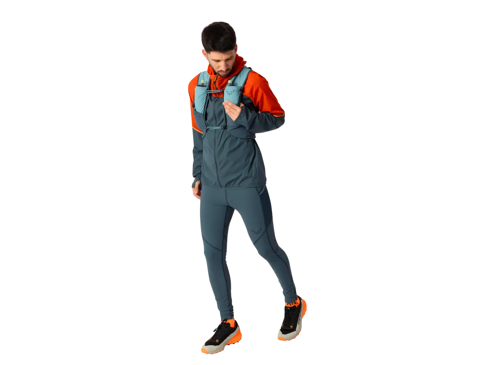 Dynafit Alpine 15 l bežecká vesta Smoke Blue/Cinder