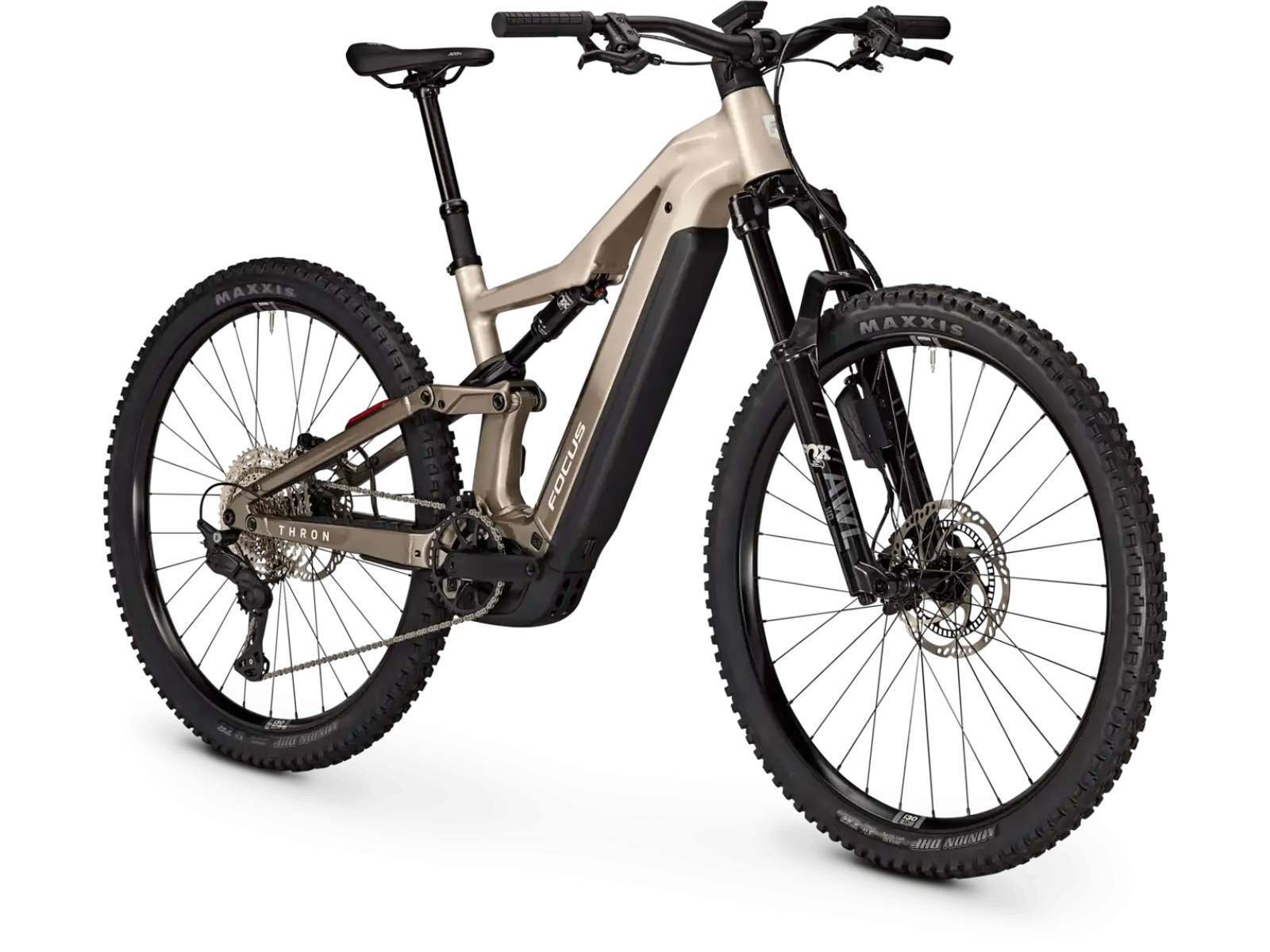Focus THRON 9 800Wh celoodpružený elektrobicykel Adamantsilver / Crystalgrey