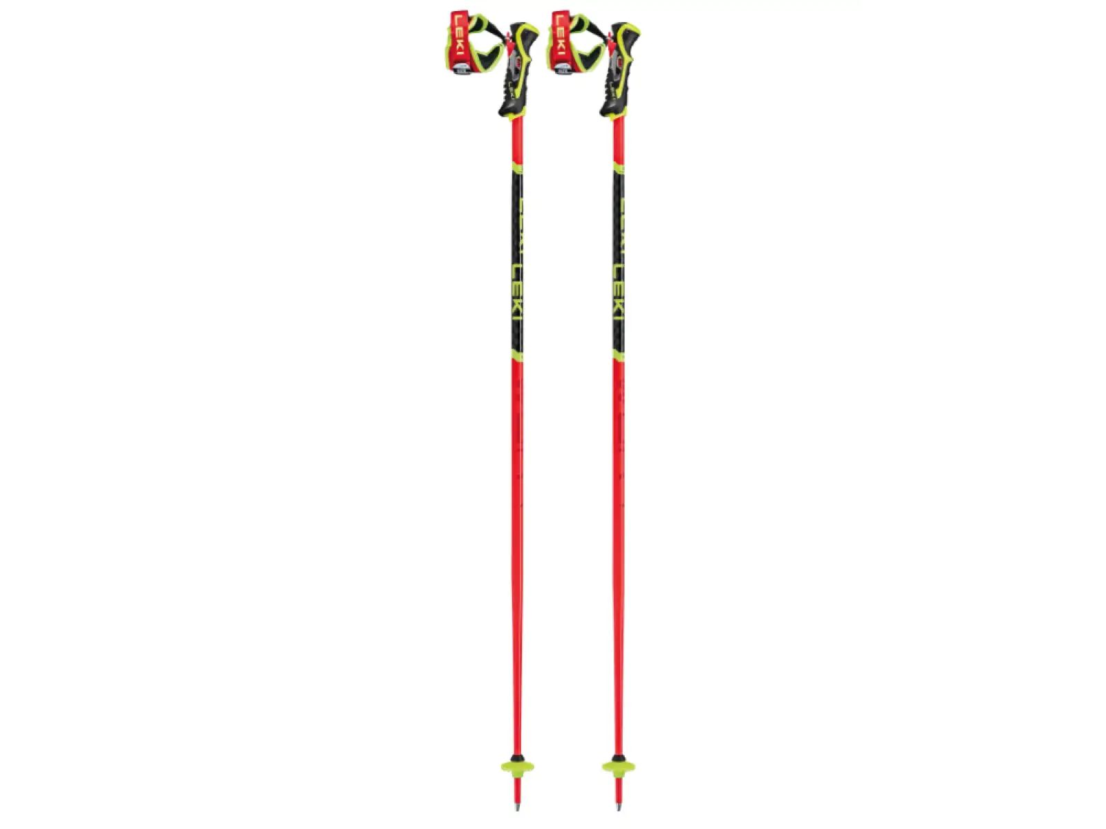 Leki WCR TBS SL 3D zjazdové palice Bright Red/Black/Neonyellow