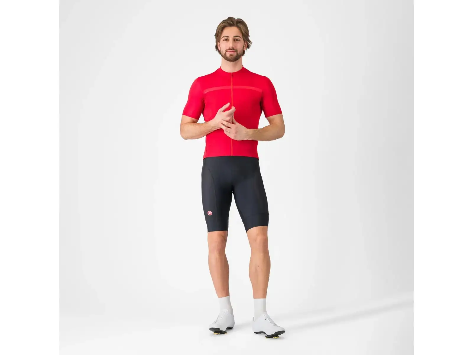 Castelli Competizione 2 pánske kraťasy s vložkou a trakmi Black