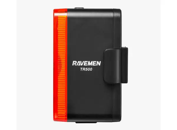Ravemen TR500 zadné svetlo s brzdovým senzorom červené