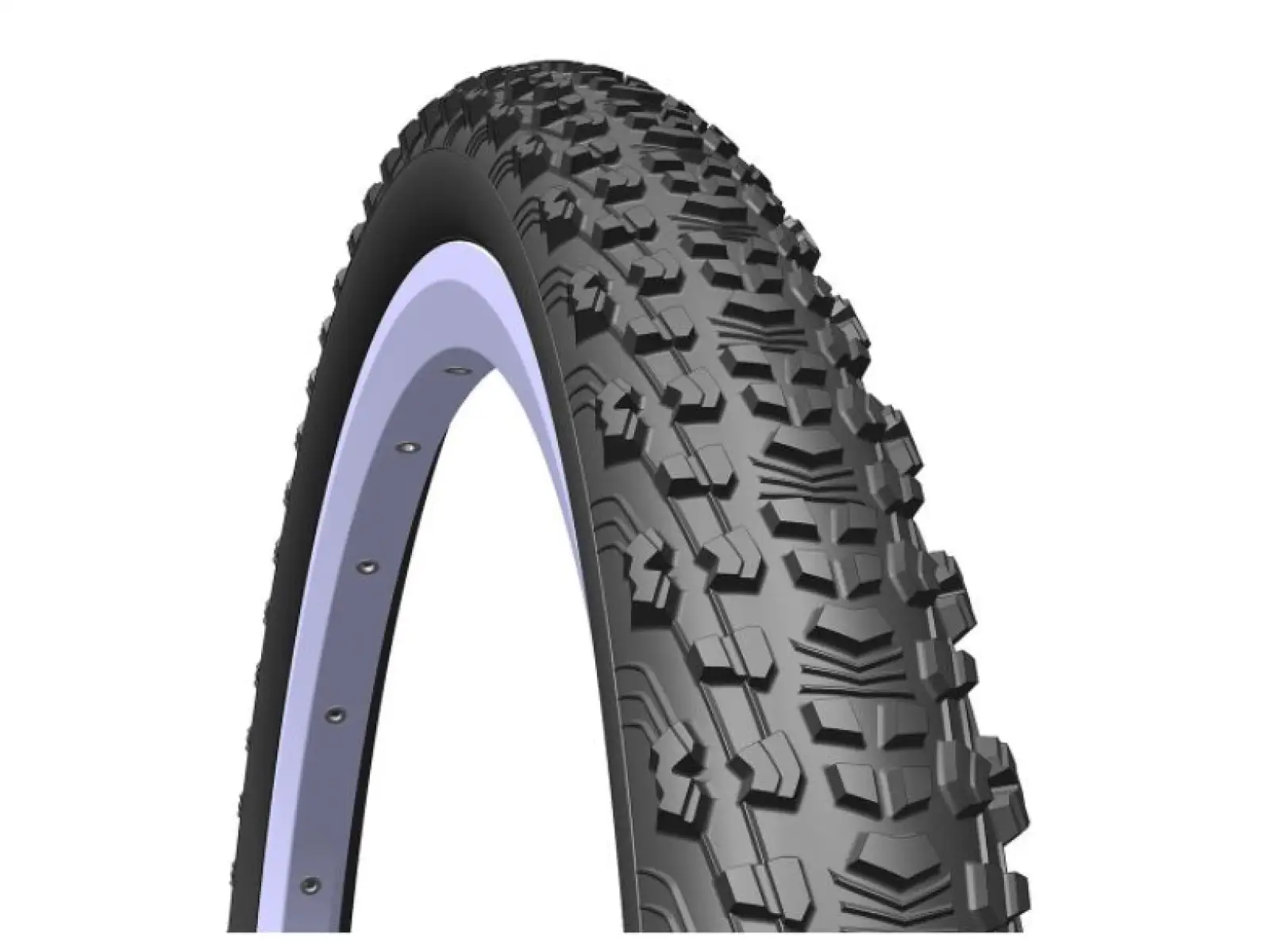 Rubena Scylla 20x1,90" MTB plášť drôt čierna