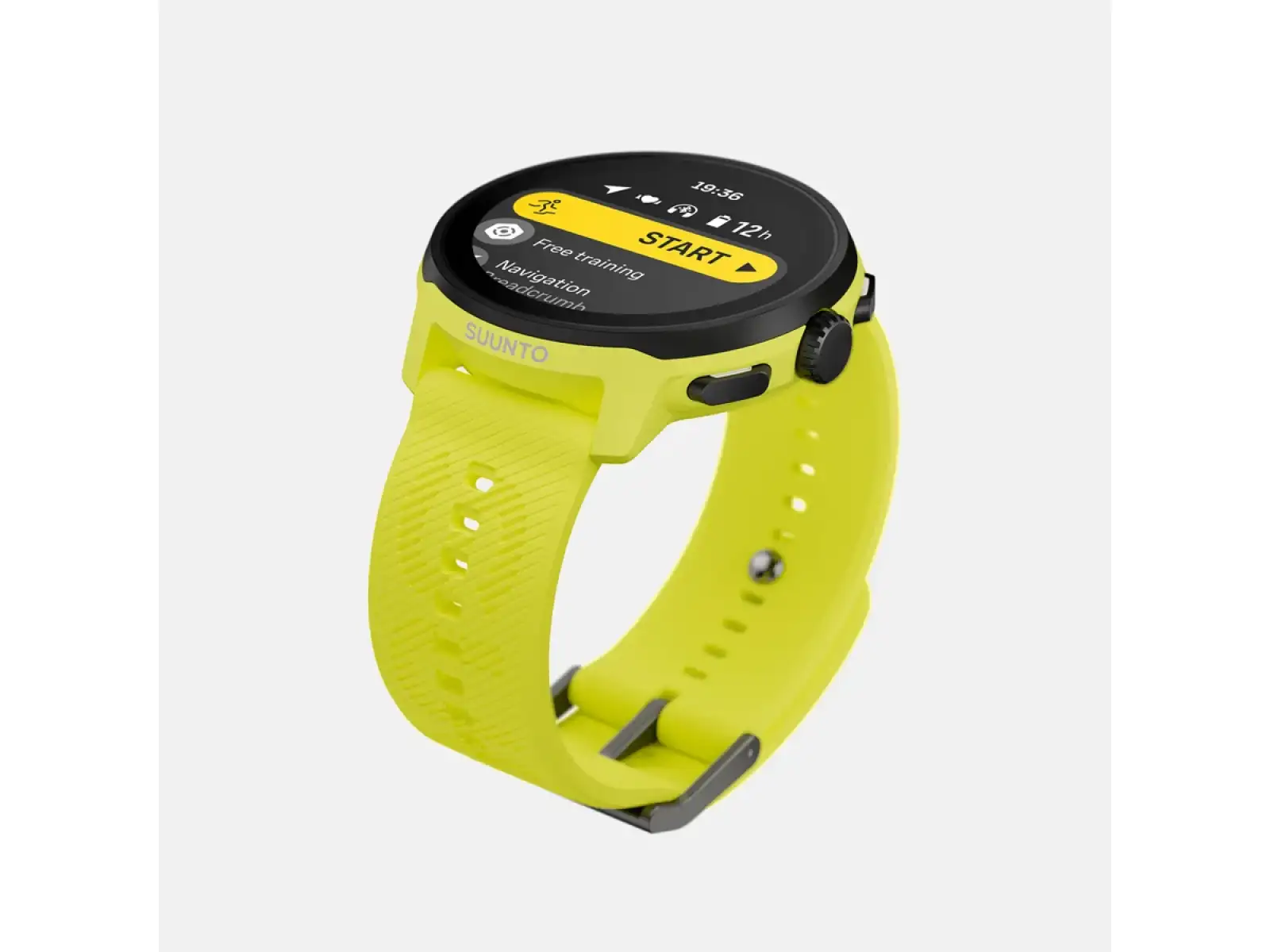 Suunto Run smart hodinky silikónový remienok Lime