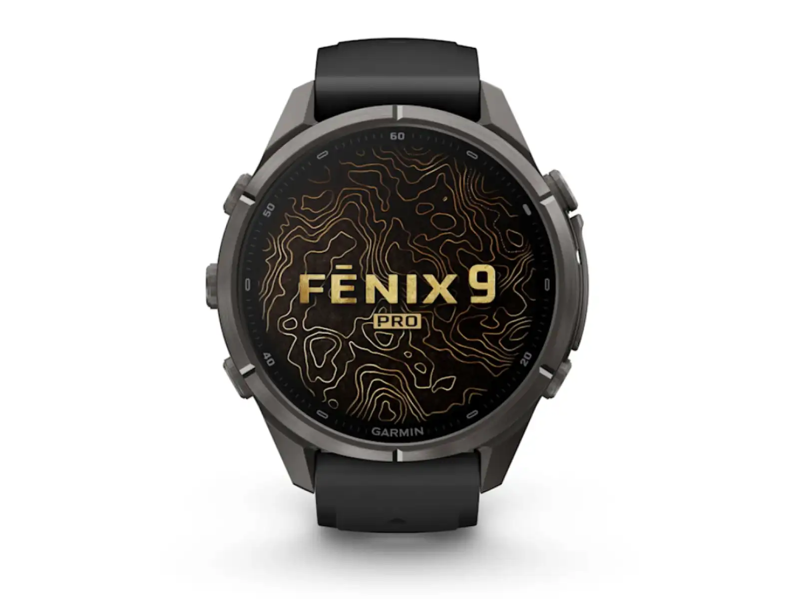 Garmin Fénix 9 Pro inReach 43 mm inteligentné hodinky Carbon Gray DLC Titanium Black/Pebble Gray