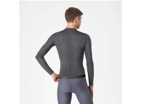 Castelli Espresso 2 pánsky dres dlhý rukáv Smoky Gray