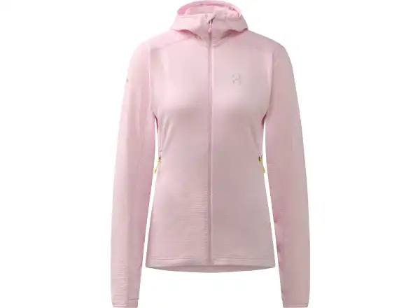 Haglöfs L.I.M Mid Multi Hood dámska mikina s kapucňou Fresh Pink