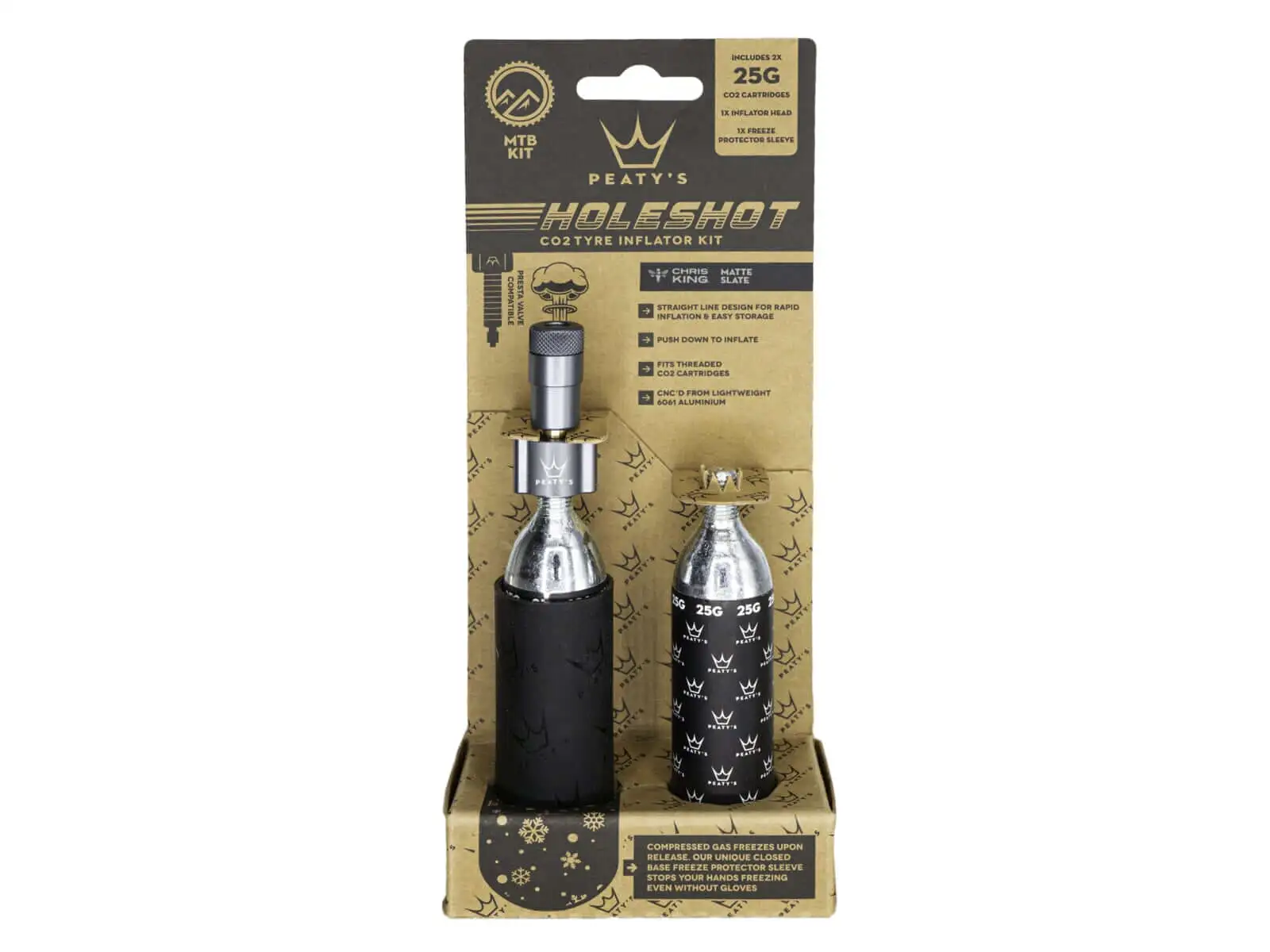 Peatys Holeshot CO2 set 25 g Slate