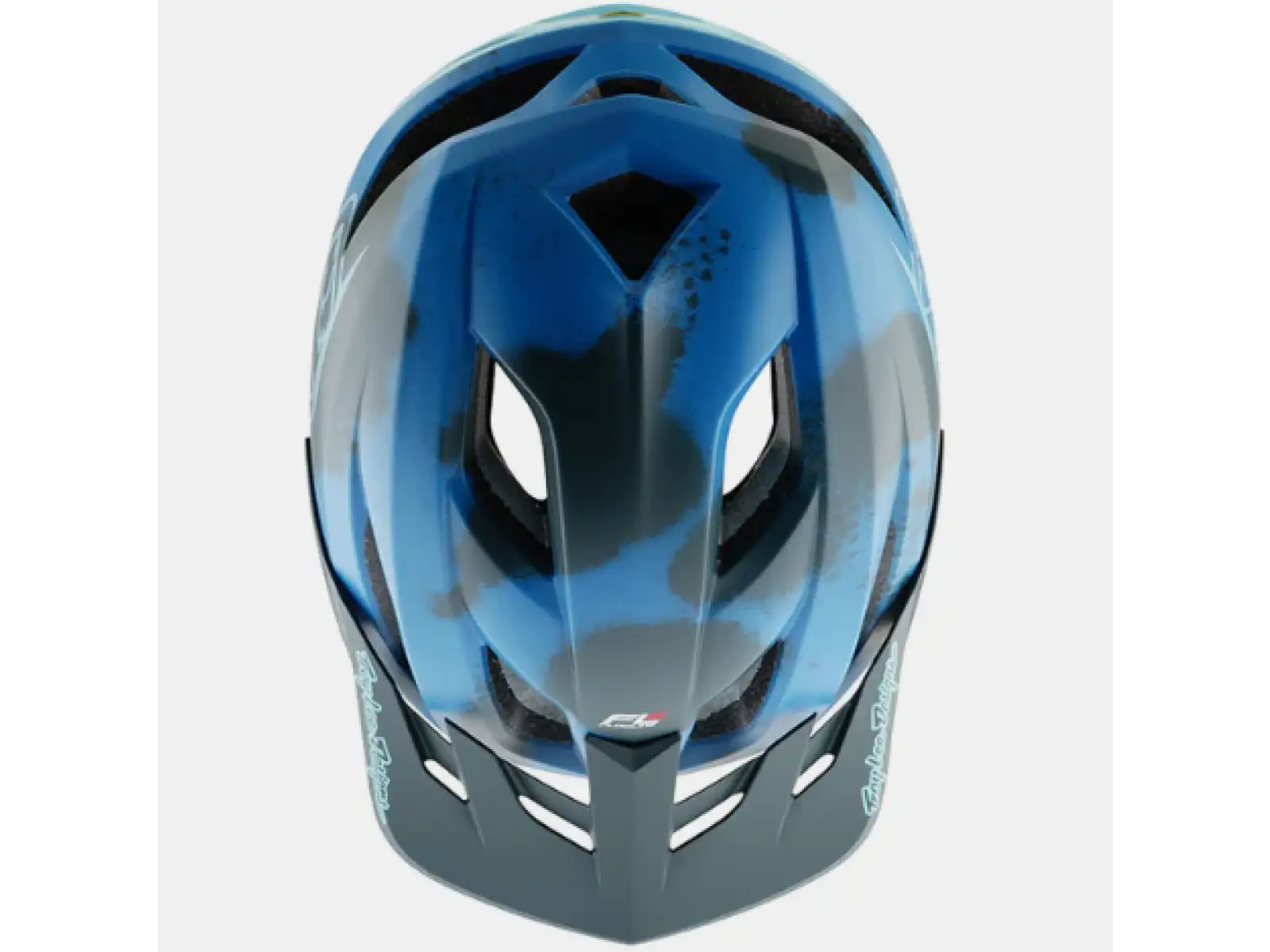 Troy Lee Designs Flowline SE Badge prilba Camo Blue