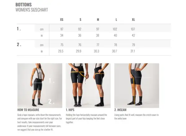 Castelli Espresso Bibtight dámske nohavice s laclom a vložkou Black