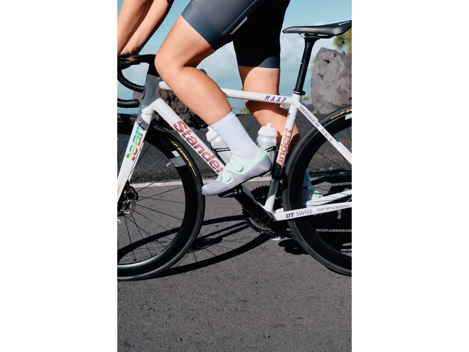 Fizik Tempo Lyra cestné tretry Lavander/Mint Green