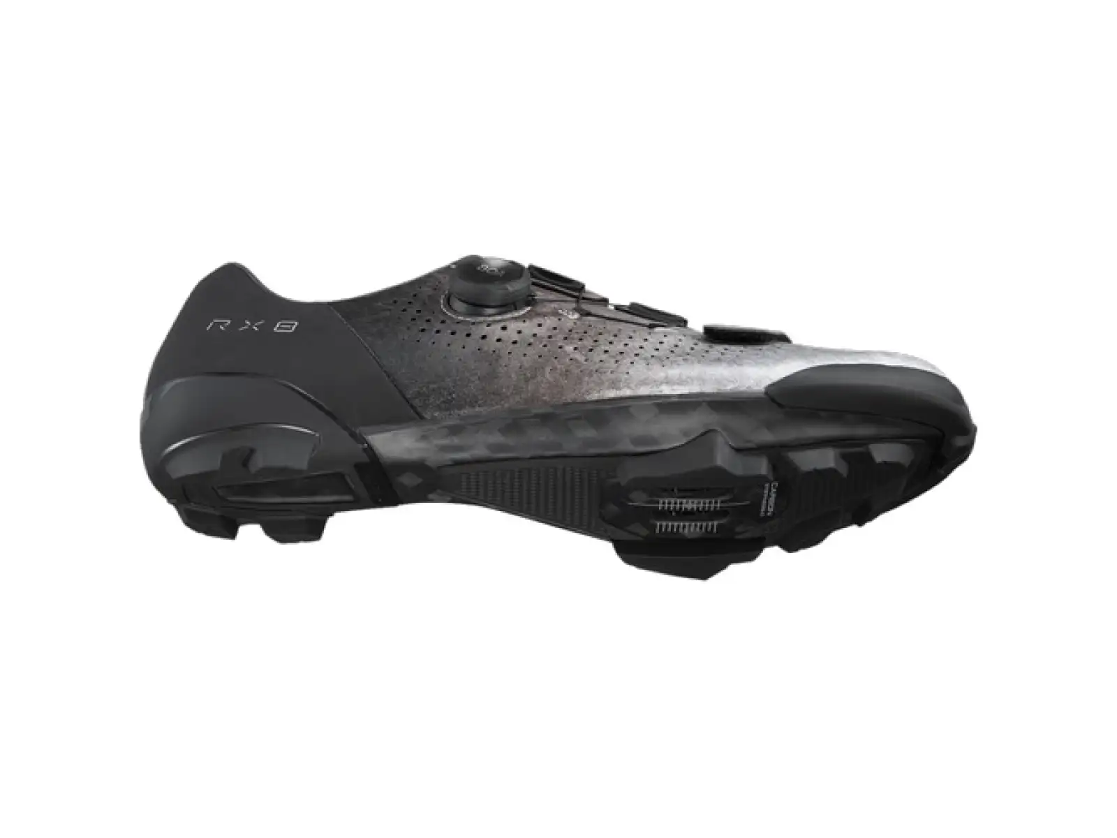 Shimano SH-RX801 pánske gravel tretry strieborná