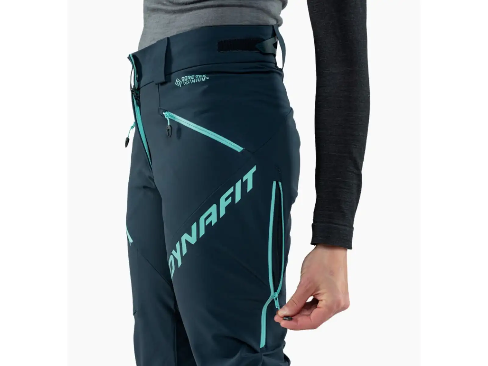 Dynafit Radical Infinium Hybrid Dámske nohavice Blueberry/Marine Blue