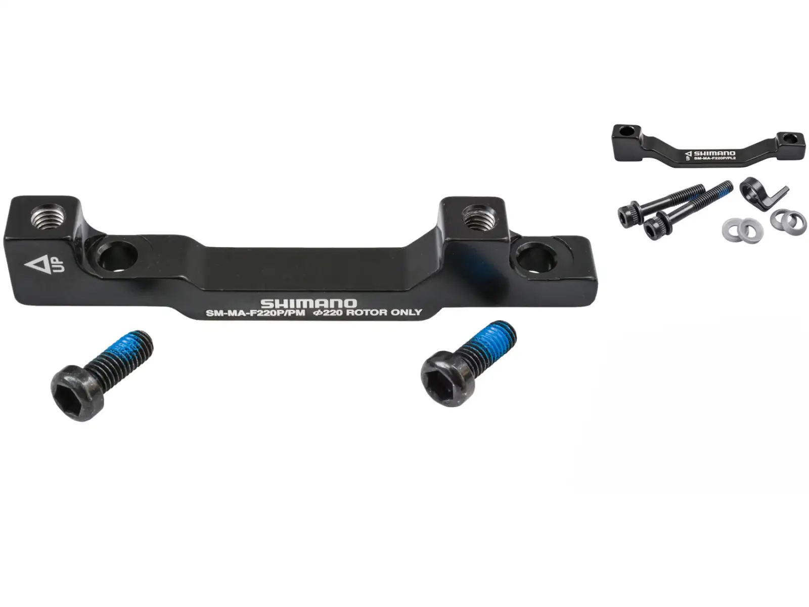 Shimano SM-MA-F220 adaptér kotúčovej brzdy 220 mm, P/PL2, predný