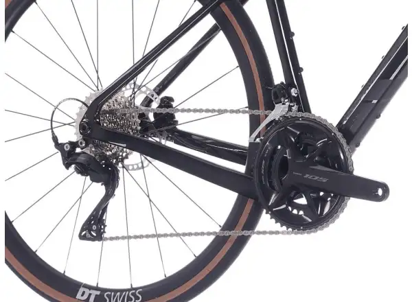Rock Machine Lukk CR 80 gravel bicykel Gloss Metallic Black