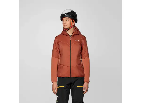 Salewa Ortles Hybrid TirolWool Air dámska bunda Etruscan Red