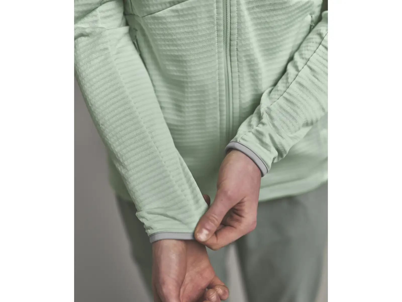 Ortovox Fleece Light Grid Hoody dámska mikina Green Acid