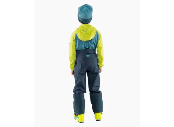 Dynafit Youngstar 3L Detské nohavice s náprsenkou Blueberry/Storm Blue