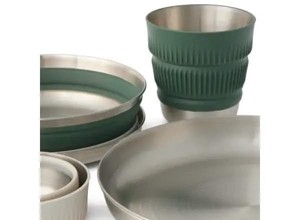 Sea to Summit Detour Stainless Steel Dinnerware Set 6 dielna sada riadu